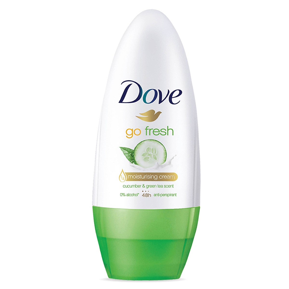 Lăn khử mùi Dove dưa leo & trà xanh 40g