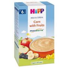 Bột ăn dặm hoa quả sữa bắp HiPP 250g