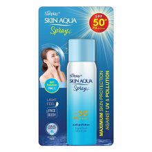 Kem chống nắng dạng xịt kháng bụi Sunplay Skin Aqua SPF 50+