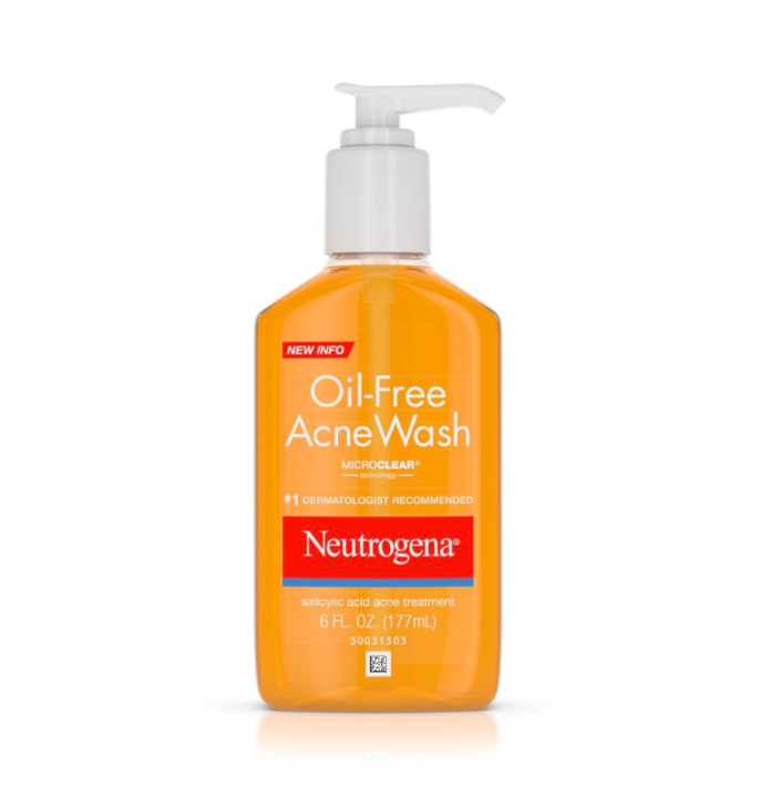 Sữa rửa mặt Neutrogena Oil Free Acne Wash (Chính hãng)