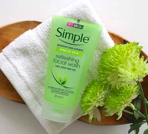 công dụng simple kind to skin refreshing facial wash gel