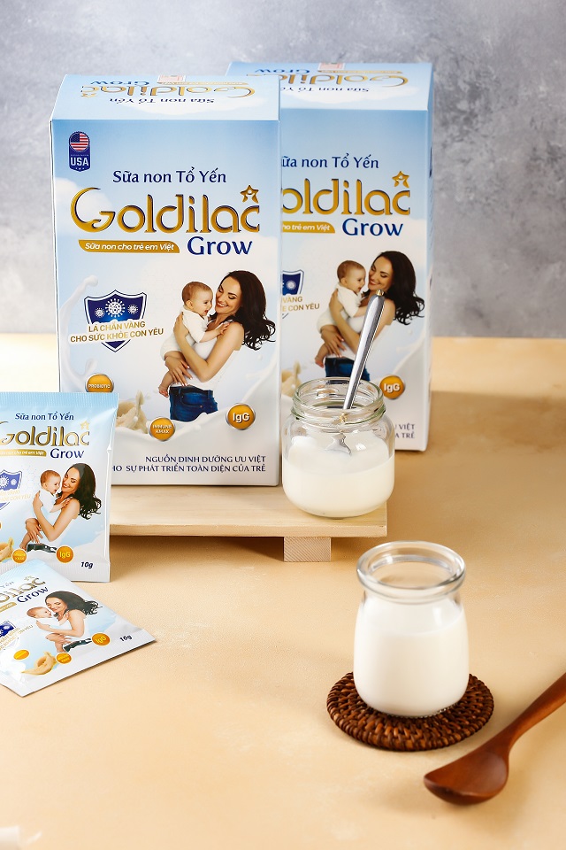 Sữa non tổ yến Goldilac Grow giá bao nhiêu tiền?